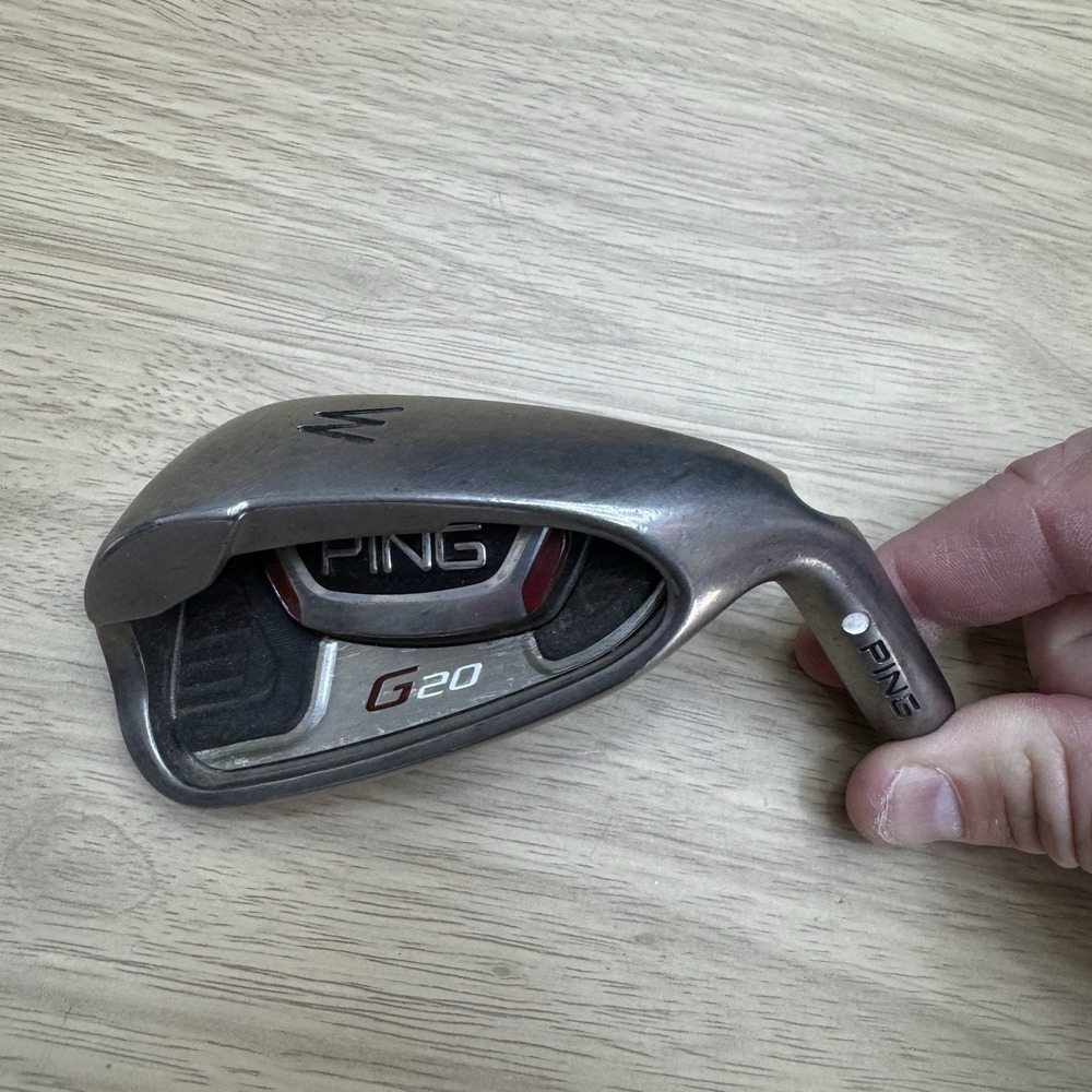 Ping G20 White Dot Pitching Wedge Right Handed Golf Club Head Only Broken Shaft